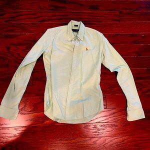 Polo Ralph Lauren slim fit green polo